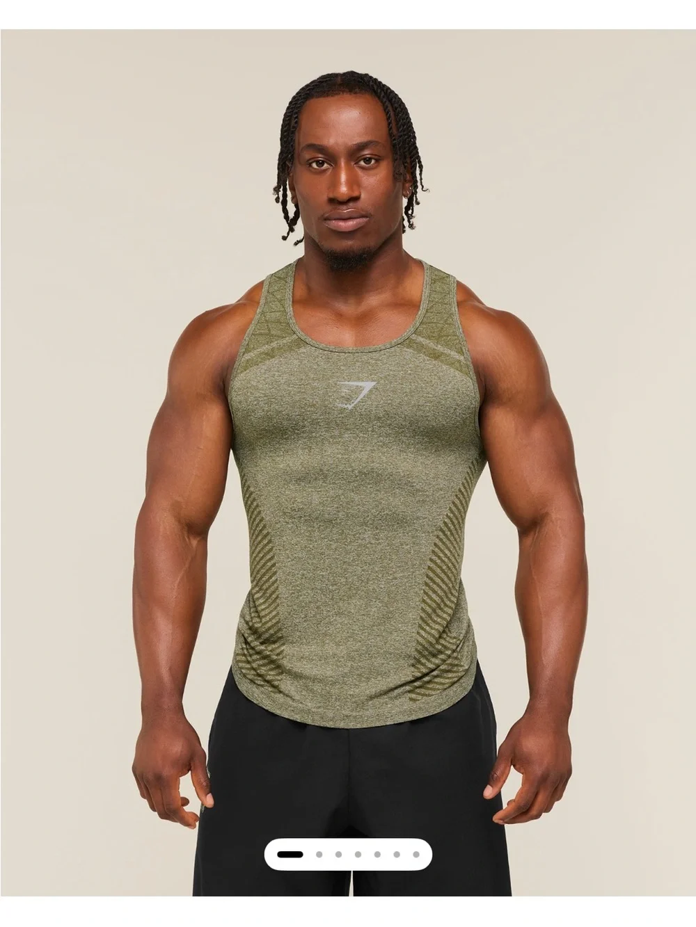 Gymshark Devant Seamless Tank Green